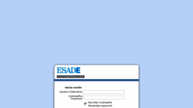 What Ldapsso.esade.edu website looked like in 2017 (6 years ago)