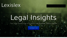 What Lexislex.com website looked like in 2017 (6 years ago)