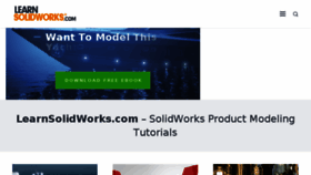 What Learnsolidworks.com website looked like in 2017 (6 years ago)