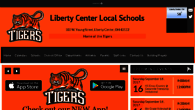 What Libertycenterschools.org website looked like in 2017 (6 years ago)
