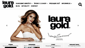 What Lauragold.sk website looked like in 2017 (6 years ago)