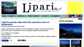 What Lipari.biz website looked like in 2017 (6 years ago)