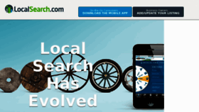What Localsearch.com website looked like in 2017 (6 years ago)