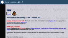 What Legalmax.info website looked like in 2017 (6 years ago)