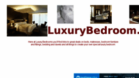 What Luxurybedroom.co.uk website looked like in 2017 (6 years ago)