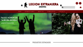 What Legionextranjera.com.ar website looked like in 2017 (6 years ago)