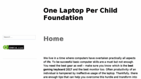 What Laptopfoundation.org website looked like in 2017 (6 years ago)