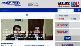 What Lt39noticias.com.ar website looked like in 2017 (6 years ago)