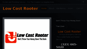 What Lowcostrooter.com website looked like in 2017 (6 years ago)