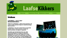 What Laafsekikkers.be website looked like in 2017 (6 years ago)