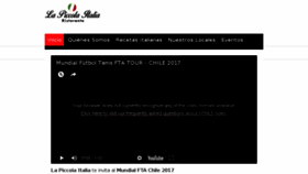 What Lapiccolaitalia.cl website looked like in 2017 (6 years ago)