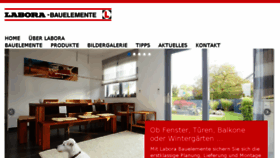 What Labora-bauelemente.de website looked like in 2017 (6 years ago)