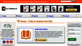 What La-chitarra.it website looked like in 2017 (6 years ago)