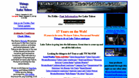 What Laketahoerecreation.com website looked like in 2017 (6 years ago)