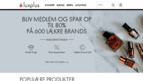 What Luxplus.dk website looked like in 2017 (6 years ago)