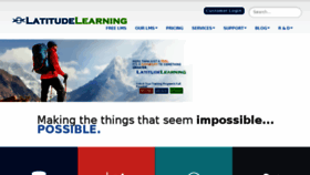What Latitudelearning.com website looked like in 2017 (6 years ago)