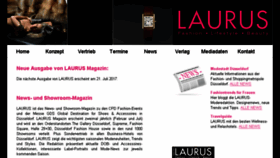 What Laurus-magazin.de website looked like in 2017 (6 years ago)