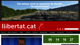What Llibertat.cat website looked like in 2017 (6 years ago)