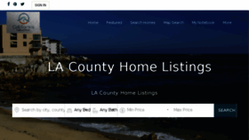 What Lacountyhomelistings.com website looked like in 2017 (6 years ago)