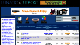 What Lunaticoutpost.com website looked like in 2017 (6 years ago)