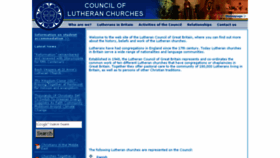 What Lutheran.org.uk website looked like in 2017 (6 years ago)