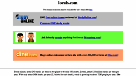 What Locals.com website looked like in 2017 (6 years ago)