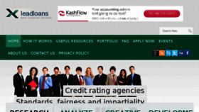 What Leadloans.co.uk website looked like in 2017 (6 years ago)