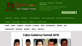 What Liputan-sriwijaya.co.id website looked like in 2017 (6 years ago)