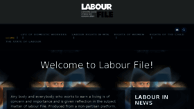 What Labourfile.org website looked like in 2017 (6 years ago)