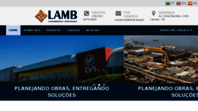 What Lamb.eng.br website looked like in 2017 (6 years ago)