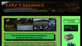 What Lakecuyamaca.org website looked like in 2017 (6 years ago)
