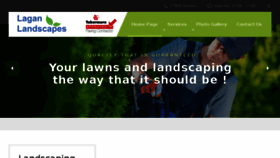 What Laganlandscapes.co.uk website looked like in 2017 (6 years ago)