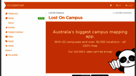 What Lostoncampus.com.au website looked like in 2017 (6 years ago)