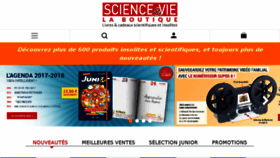 What Laboutiquescienceetvie.com website looked like in 2017 (6 years ago)