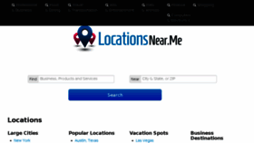 What Locationsnear.me website looked like in 2017 (6 years ago)