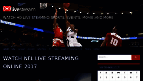 What Livestream247.net website looked like in 2017 (6 years ago)