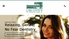 What Libertyvilledentist.com website looked like in 2017 (6 years ago)