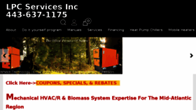 What Lpcservices.us website looked like in 2017 (6 years ago)