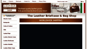 What Leatherbriefcaseshop.co.uk website looked like in 2017 (6 years ago)