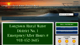 What Longtownruralwater.com website looked like in 2017 (6 years ago)