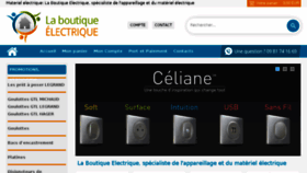 What La-boutique-electrique.com website looked like in 2017 (6 years ago)