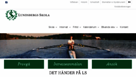 What Lundsbergsskola.se website looked like in 2017 (6 years ago)