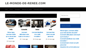 What Le-monde-de-renee.com website looked like in 2017 (6 years ago)