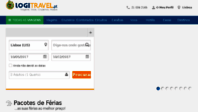 What Logitravel.pt website looked like in 2017 (8 years ago)