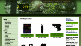 What Lovec-shop.cz website looked like in 2017 (6 years ago)