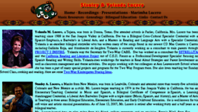 What Lucerito.net website looked like in 2017 (6 years ago)