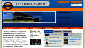 What Lakeridgeacademy.org website looked like in 2017 (6 years ago)