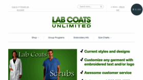 What Labcoatsunlimited.com website looked like in 2017 (6 years ago)