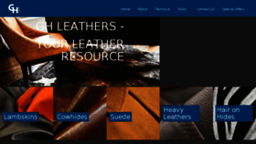 What Leathermerchants.com website looked like in 2017 (6 years ago)