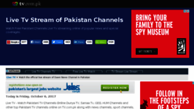 What Live.tv.com.pk website looked like in 2017 (6 years ago)